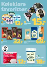 Netto tilbudsavis uge 43 Side 13: Castello hård ost €32,00, Philadelphia €12,00