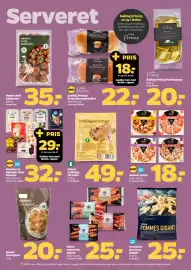 Netto tilbudsavis uge 43 Side 18: Næmt kyllingestrimler €49,00, Pølse-mesteren pølser €25,00