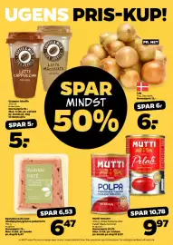 Netto tilbudsavis uge 43 Side 8: Egelykke paté med champignon/grønne peberkorn €6,47, Mutti tomater €9,97
