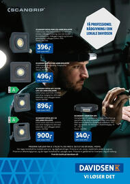 Davidsen tilbudsavis Side 4: Scangrip I-View for Life €340,00, Scangrip Nova R Led-arbejdslampe €496,00