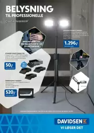 Davidsen tilbudsavis Side 1: Scangrip smart connector €50,00, Power supply connect €520,00