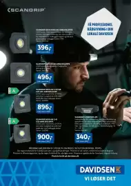 Davidsen tilbudsavis Side 4: Scangrip I-View for Life €340,00, Scangrip Nova R Led-arbejdslampe €496,00