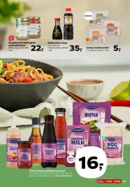 Kvickly tilbudsavis uge 43 Side 19: Kikkoman soya €35,00, Coop snacknudler €5,00