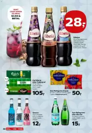 Kvickly tilbudsavis uge 43 Side 32: Carlsberg eller Tuborg øl €105,00, Ribena €28,00