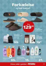 Kvickly tilbudsavis uge 43 Side 43: Dove shower, Neutral shower eller Rexona 72H deodorant €27,00, Elvital shampoo €65,00