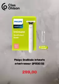 Clas Ohlson kundeavis uke 43 Side 7: Philips OneBlade Intimate intimtrimmer QP1930/22 €299,00