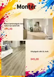 Montér kundeavis uke 43 Side 4: Opus laminatgulv long natur lys sand eik €375,48