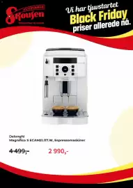 Skousen kundeavis uke 43 Side 2: Delonghi Magnifica S ECAM21.117.W, Espressomaskiner €2.990,00