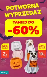 Dealz gazetka tydzień 43 Strona 18: Ceramiczny świecznik €2,00, Figurka halloweenowa €10,00