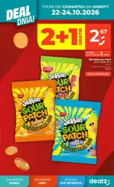 Dealz gazetka tydzień 43 Strona 3: Żelki Jelibon Sour Patch €4,00