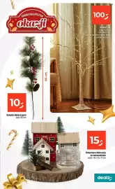 Dealz gazetka tydzień 43 Strona 49: Drewniana dekoracja ze świecznikiem €15,00, Brzoza LED €100,00