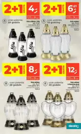 Dealz gazetka tydzień 43 Strona 57: Znicz szklany z rózą €8,00, Znicz szklany €6,67