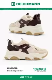 Deichmann gazetka tydzień 43 Strona 7: Sneakersy chunky Graceland €139,99
