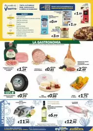 Volantino Supermercati Visotto Pagina 3: Asiago Dop Riserva Pennanera €0,99, Prosciutto crudo San Daniele €2,49
