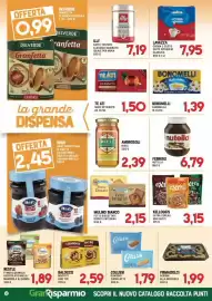 Volantino Gran Risparmio Pagina 10: Ferrero Nutella €6,79, Miele Ambrosoli €2,39
