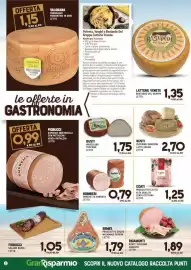Volantino Gran Risparmio Pagina 2: Coati prosciutto cotto €1,25, Bombieri Porchetta Arrosto Letto €0,79