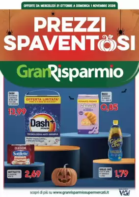 Gran Risparmio (valido fino al 1-11)