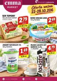 EMMA market gazetka | Market Strona 2: Ser topiony bloczek Sertop €2,79, Mleko UHT Łaciate Barista 3,2% €4,79