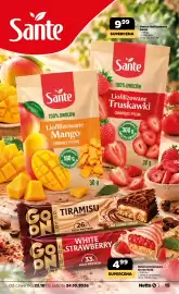 Netto gazetka Strona 15: Baton proteinowy Go On Gold tiramisu €4,99, Owoce liofilizowane mango Sante €9,99