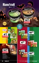Netto gazetka Strona 16: Lody Manhattan White Chocolate Pistachio €15,99, Pizza Hortex cztery sery €10,99