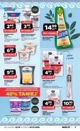 Netto gazetka Strona 7: Napój mleczny na bazie jogurtu Ayran Müller €3,99, Ser mozzarella Fellino €2,69