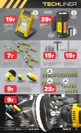 Netto gazetka tydzień 43 Strona 3: Klucz krzyżakowy do kół Techliner €15,00, Zestaw wkrętaków Techliner €25,00