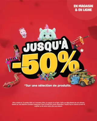 Smyths Toys (valable jusqu'au 2-11)