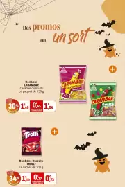 Catalogue Coccinelle Express page 19: TROLLI Bonbons Dracula €1,10, CARAMBAR Bonbons €1,04