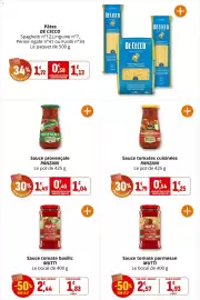 Catalogue Coccinelle Express page 22: PANZANI Sauce tomates cuisinées €1,79, MUTTI Sauce tomate basilic €1,83