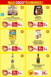 Catalogue Coccinelle Express page 3: LESIEUR Huile Isio 4 €1,80, MAÎTRE COQ Coq'ailes €2,60