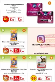 Catalogue Coccinelle Express page 34: Pedigree dentastix €1,30, Nana Serviettes hygiéniques Ultimate €1,65