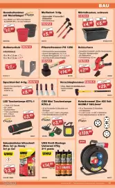 Stabilo Fachmarkt Prospekt Seite 11: Meißelset 3-tlg. DEMA €5,99, Haushaltseimer mit Metallbügel KesTek €1,99
