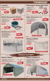 Stabilo Fachmarkt Prospekt Seite 9: Mobiler Unterstand 2 x 3 m DEMA €399,99, Weidezelt "Belfast" DEMA €849,00