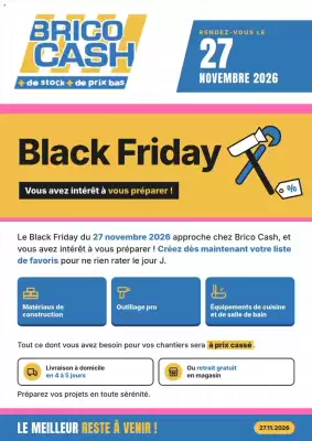 Brico Cash (valable jusqu'au 27-11)