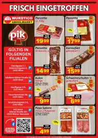 Wurstico Flugblatt woche 43 Seite 5: Schweineschulter geräuchert €6,99, Pik Pancetta €19,99