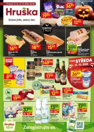 Hruška leták týden 43 Strana 1: Bivoj Vídeňské párky speciál €15,90, Bivoj Vysočina €18,90