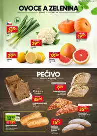 Hruška leták týden 43 Strana 4: Toskánská bageta €9,90, Koblihový banánek s vanilkovým krémem €16,90