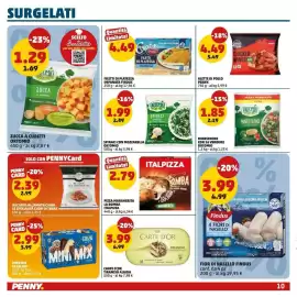 Volantino PENNY Pagina 10: Spinaci con mozzarella Ortomio €1,99, Zucca a cubetti Ortomio €1,29