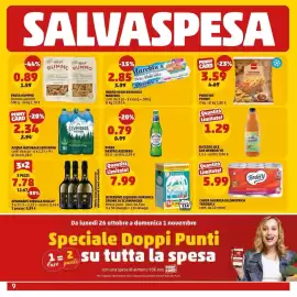 Volantino PENNY Pagina 9: Acqua naturale Levissima €2,34, Detersivo liquido lavatrice Spuma di sciampagna fresco puro €7,99