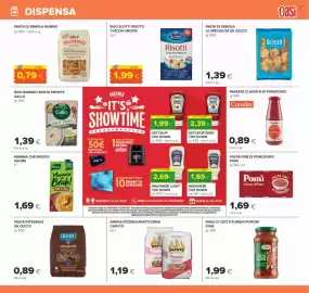 Volantino Oasi Pagina 13: Pasta integrale De Cecco €0,89, Pasta di semola Le specialità De Cecco €1,39