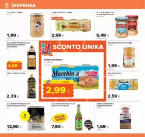 Volantino Oasi Pagina 14: Filetti di tonno Callipo €5,49, Ceci bio alce nero €1,89