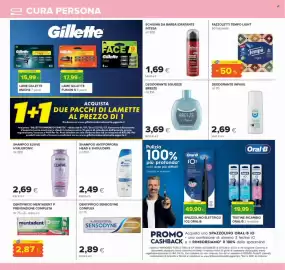Volantino Oasi Pagina 22: Shampoo antiforfora head & shoulders €2,49, Schiuma da barba idratante Intesa €1,69
