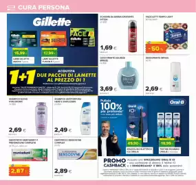 Volantino Oasi Pagina 22: Shampoo antiforfora head & shoulders €2,49, Schiuma da barba idratante Intesa €1,69