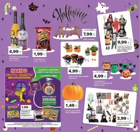 Volantino Oasi Pagina 3: Takis Dracula €1,99, Contenitore dolcetto scherzetto €4,99