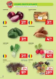 Catalog Auchan Pagină 2: Cartofi dulci €4,79, Ceapă Verde €149,00