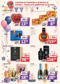 Catalog Auchan Pagină 22: Domeniile Davidescu Divin €98,79, Laura bomboane, diverse sortimente €8,99