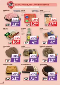 Catalog Auchan Pagină 4: Vel Pitar Pâine Grâu Întreg Feliată €4,99, Auchan spată de porc vrac €13,99