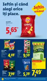 Catalog Lidl săptămâna 44 Pagină 18: Snack Day Chipsuri artizanale €7,99, Alka Toortitzi cu sare €5,29