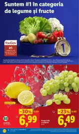 Catalog Lidl săptămâna 44 Pagină 2: Struguri albi cu sâmburi €6,49, Lămâi bio €6,99