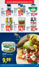 Catalog Lidl săptămâna 44 Pagină 23: Eridanous carne de midii, prefiartă €14,99, Eridanous măsline verzi cu sâmburi €14,99